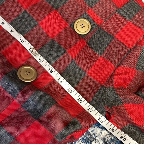 Santa Fe grey and red dress size 4 - Picture 8 of 9